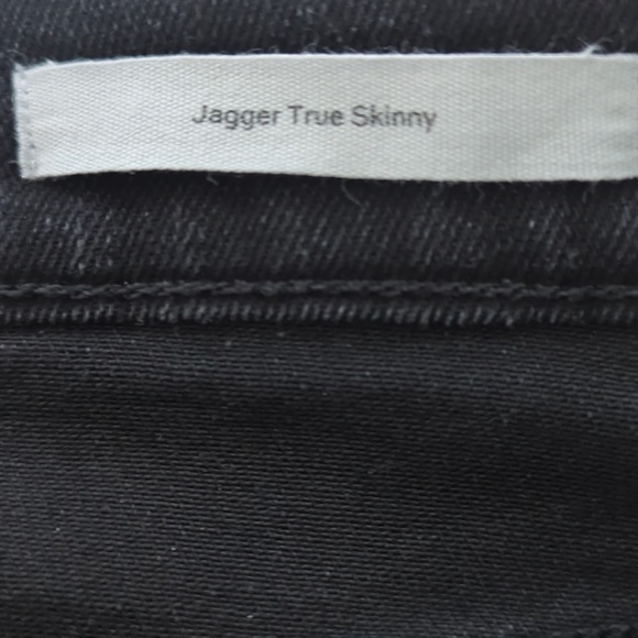 Frame Jagger True Skinny Black Jeans SZ 30 - Picture 3 of 14